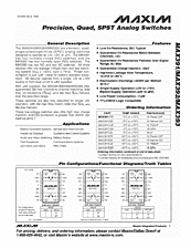 DataSheet MAX392 pdf